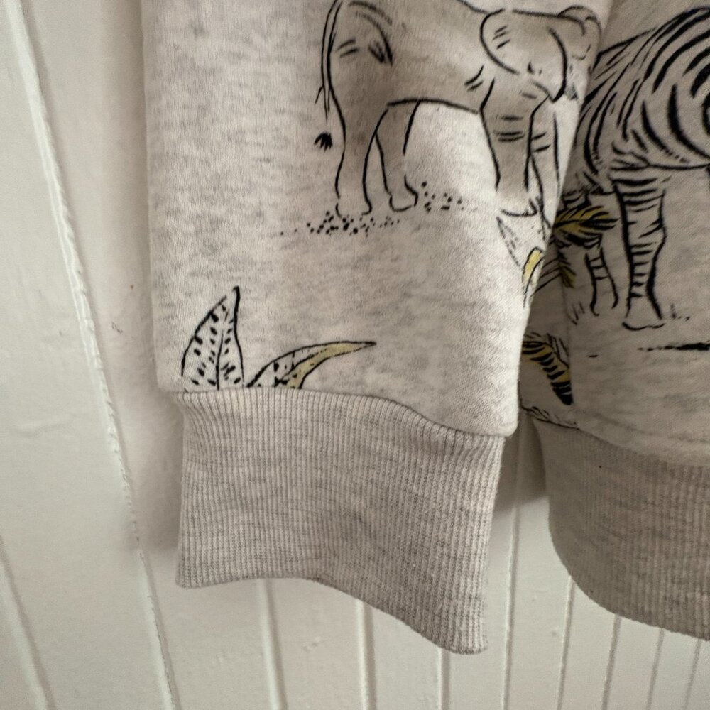 Safari Animal Print Fleece Sweatshirt LA SOUL - Picture 5 of 13